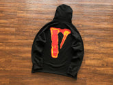 Vlone Hell Fire Black Hoodie